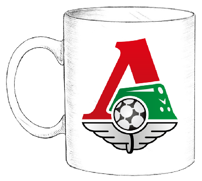 Сувенирные кружки с логотипом Локомотив